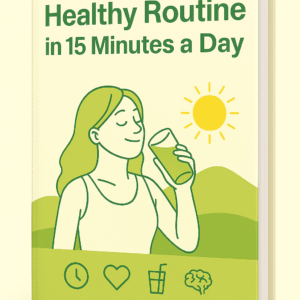 Healthy routine in 15 minutes a day- free mini ebook